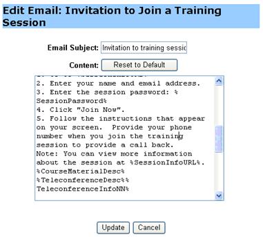 Click Edit Email Options Select the type of Invitations, Updates, Registrations and Reminders you would like to send to your Host,