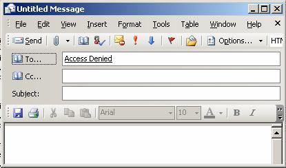 NCMAIL LDAP SERVER Double click an email address and the email address will be