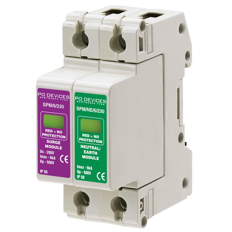 Complete Assemblies For installation convenience, the SPM series offers the most popular configurations of connection bases and surge protection modules as complete protection assemblies.