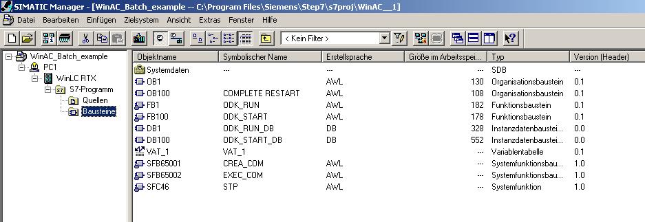 4 Configuration 4 Configuration The following page shows an example configuration: 4.1 Program contents: The figure below (fig.1) shows the program contents of the example program: fig.