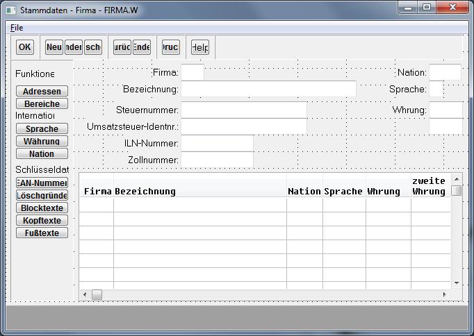 Real-world Sample I: Update Texware / Germany ERP for textile producers of a German Progress partner AppBuilder view Runtime GUI for.