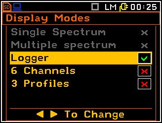 6. DATA AVAILABLE ON THE DISPLAY Display The Display list contains the elements that enable one the independent programming of the display parameters.