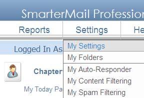 If you click Log Out it logs you out of SmarterMail and you will be required to log in again the next time you access SmarterMail.