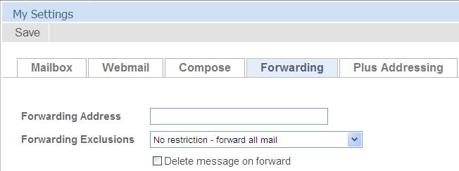 You can create an automatic signature on all the messages that you create by entering it in the Signature box as shown above.