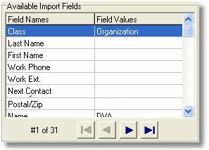 Importing/Exporting The Import to Customer Relationship Manager form enables you to import to the CRM information pertaining to contacts that are stored in another Procura application or in a