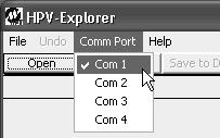 (Magnetek pn HPV-CABLE) 2. From Windows execute HPV-Explorer.