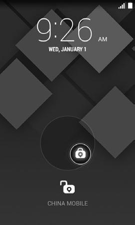 To unlock phone screen Press the power key once to light up the screen, draw the unlock pattern you have created or enter PIN or password to unlock the screen.