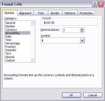 You can apply a currency symbol and this will automatically show when you type in the