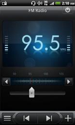 More apps 267 The first time you open FM Radio, it automatically scans for available FM stations, saves them as presets, and plays the first