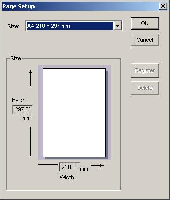 Before creating the data 1 Start Simple Studio. Double-click the [Simple Studio] icon on the desktop. 2 The [Plotter preference] dialog box opens.