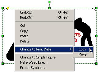 Making a register mark Simple Studio has the register mark recognition function that can perform axis correction and distance correction once with the printer cutters and the cutting plotters having