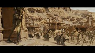 3 John Carter CG characters, CG set extensions, 2D and FX atmos and background matte painting elements