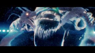 Composited CG roof, yeti and dragons, FX snow and 2D flares, snow and