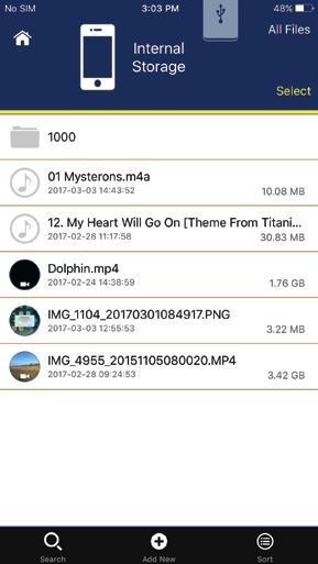 Deleting files to free up space on your device Once you have backed up/added files to your external storage, or if you no longer need them, you can delete them on your device