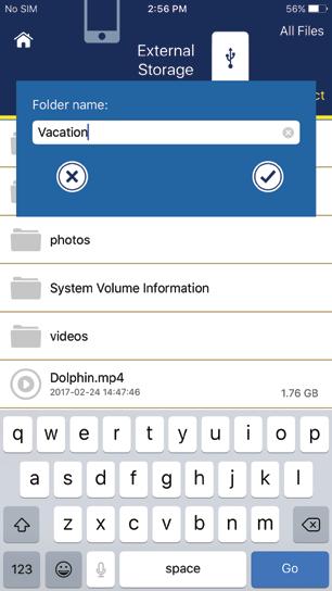 Creating folders and organizing files The Lexar Media Manager app makes it easy to organize your files into folders.