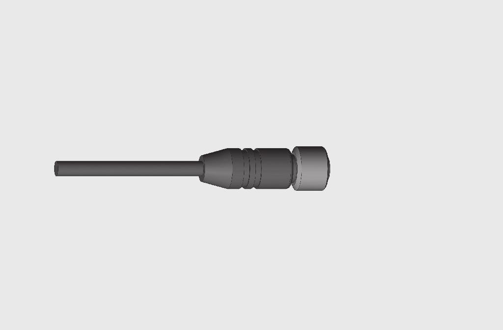 ZBE 06 4 pole, right-angle Cable diameter: 2.5.. 6.5 mm Part No.: 6006788 With electrical connection type "6": (Male M12x1, 4 pole) 4 pole, right-angle Cable diameter: 6.