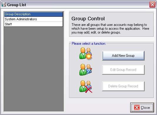 System Administration P.S Enterprise Manager User s Guide SETUP GROUPS Group Table Maintenance sets general higher level permissions for users as a group.