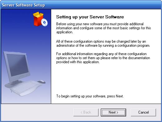 If you, at any time, select Cancel during the setup process you will be asked to confirm this decision.