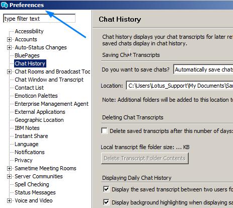 What is Sametime policy Managed-settings.xml file gives admins control of desktop client preference settings. For example, if the policy allows Save Chat History then managed-settings.