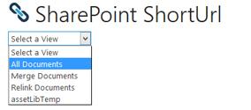 this Page - Create a to the current SharePoint page that you are browsing.