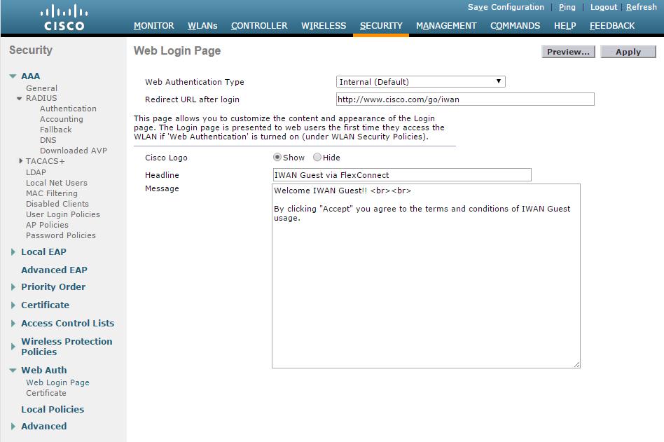 Step 5: Fill out the remaining fields with values that adhere to your organization s policies and needs.