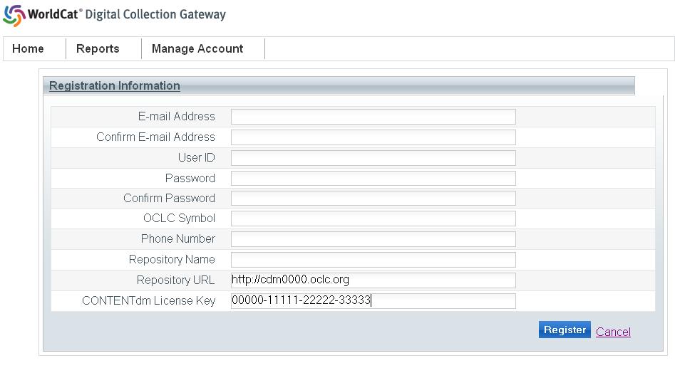 Step 5: Register with the Gateway (first-time users only) From the Server Settings page: 1.