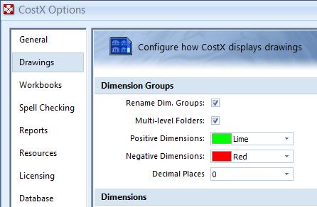 Other New Features User defined Dimension Group colors now available using the Windows color palette.