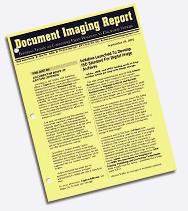 Editor of the Document Imaging Report since 1998 Who am I?