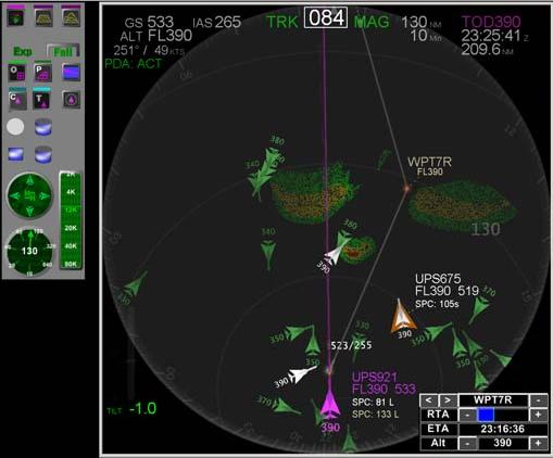 Figure 3.3: Image of CSD with RAT active [10]. 3.3 Limitations Although there already exists some work to show conflicts to pilots, it is not without limitations.