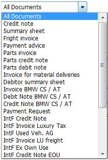 4.2 Search The Search enables you to locate the specific invoices.