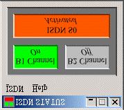 program as below: 1. Open the Programs folder on the Start menu and click on the ISDN Utility program folder.