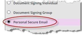 Start your order Purchasing and using an Entrust Datacard Personal Secure Email Certificate is easy; read