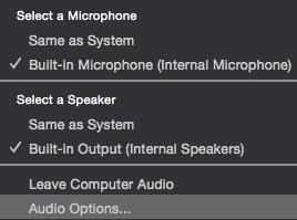 You will then be met with this screen: You have three options to join the audio conference o Option 1- Join by Computer Connect to your live classroom via a headset with a microphone attached.