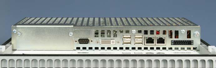 The heat sink of the IPC is thereby fed to the outside through a suitable cut-out in the panel of the control cabinet.