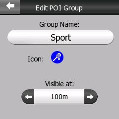 POI group be displayed at all). You do not necessarily need to create POI groups in advance. You can do it while saving a new POI.