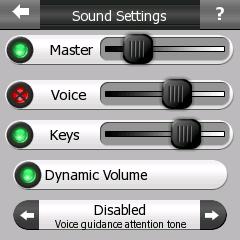 3 Key sound volume/switch The switch on the left can turn the key sounds on or off. Key sounds are audible confirmations of either pressing hardware buttons or tapping the touch screen.