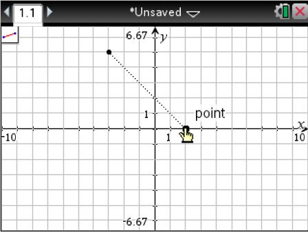 2. Plot the two points A and B 2.