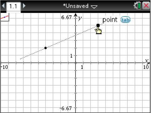 Plot point A and B add gridlines to the graph. 3.