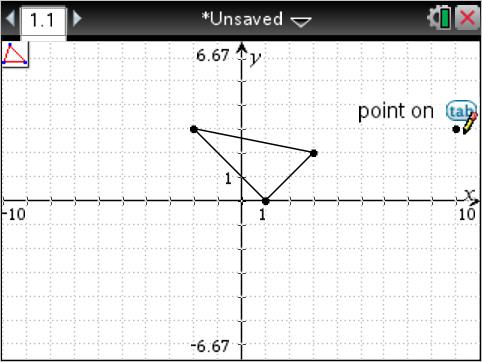 Menu, Geometry, Shapes 4. Triangle 5.