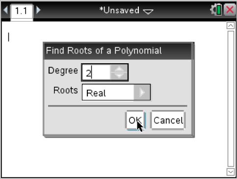 Find Roots of Polynomial 4.