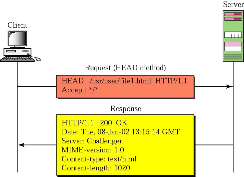 Example: Retrieve Document HEAD method HEAD