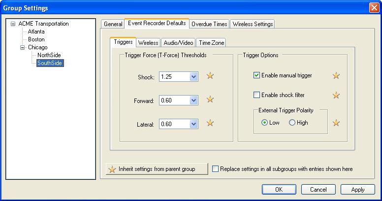 Step 3 Highlight a subgroup (e.g. Chicago), disable the Shock Filter, and click Apply.