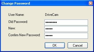 Additionally, since the default drivecam user name and password has administrator privileges, it should be deleted or its password changed for security reasons. This is optional.