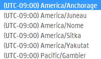 America/Anchorage. If desired, you can select the geographically correct location from the Timezone list. Inputs Save If the flow requires inputs, enter them in the Inputs section.
