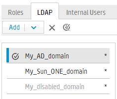 3. To stop this configuration from being the default, select the configuration name and then click the Remove Default LDAP button. Test an LDAP authentication configuration 1.