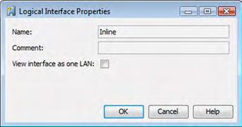 A Logical interface can represent any number or combination of interfaces and VLAN interfaces, except that the same Logical interface cannot be used to represent both capture interfaces and inline