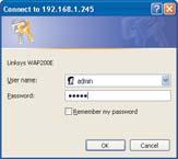 If the IP address has been changed using DHCP or via the console interface, enter the assigned IP address instead of the default.