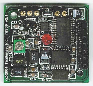 MICRO-1356 BOARD INTERNAL ANTENNA (connect 2 left-most pins together) EXT. POWER + 5 Volts to left pin, GND to right pin TUNING EXT.