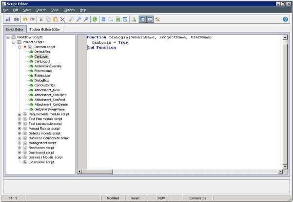 Script Editor Script Editor helps the project Admins to create a user-defined workflow script.