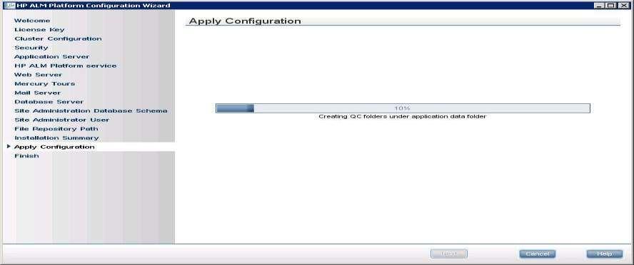 Step 16 : The Installation Summary Window opens up which shows the complete summary of the selected configuration.
